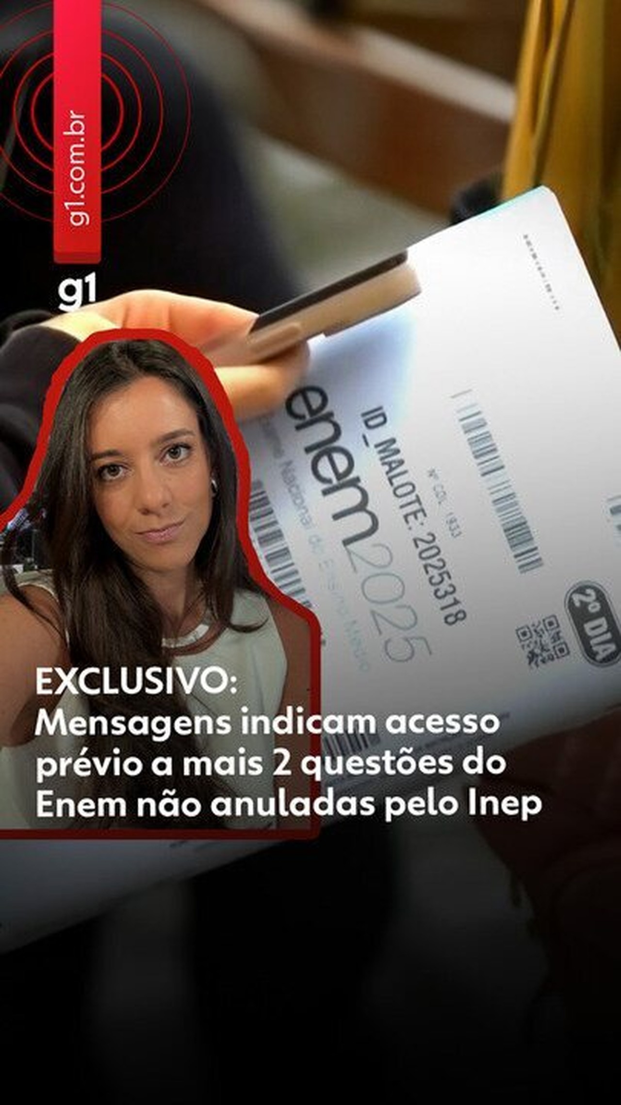 Questões do Enem 2025 antecipadas por estudante de medicina ‘não alteram o resultado de ninguém’, diz presidente do Inep