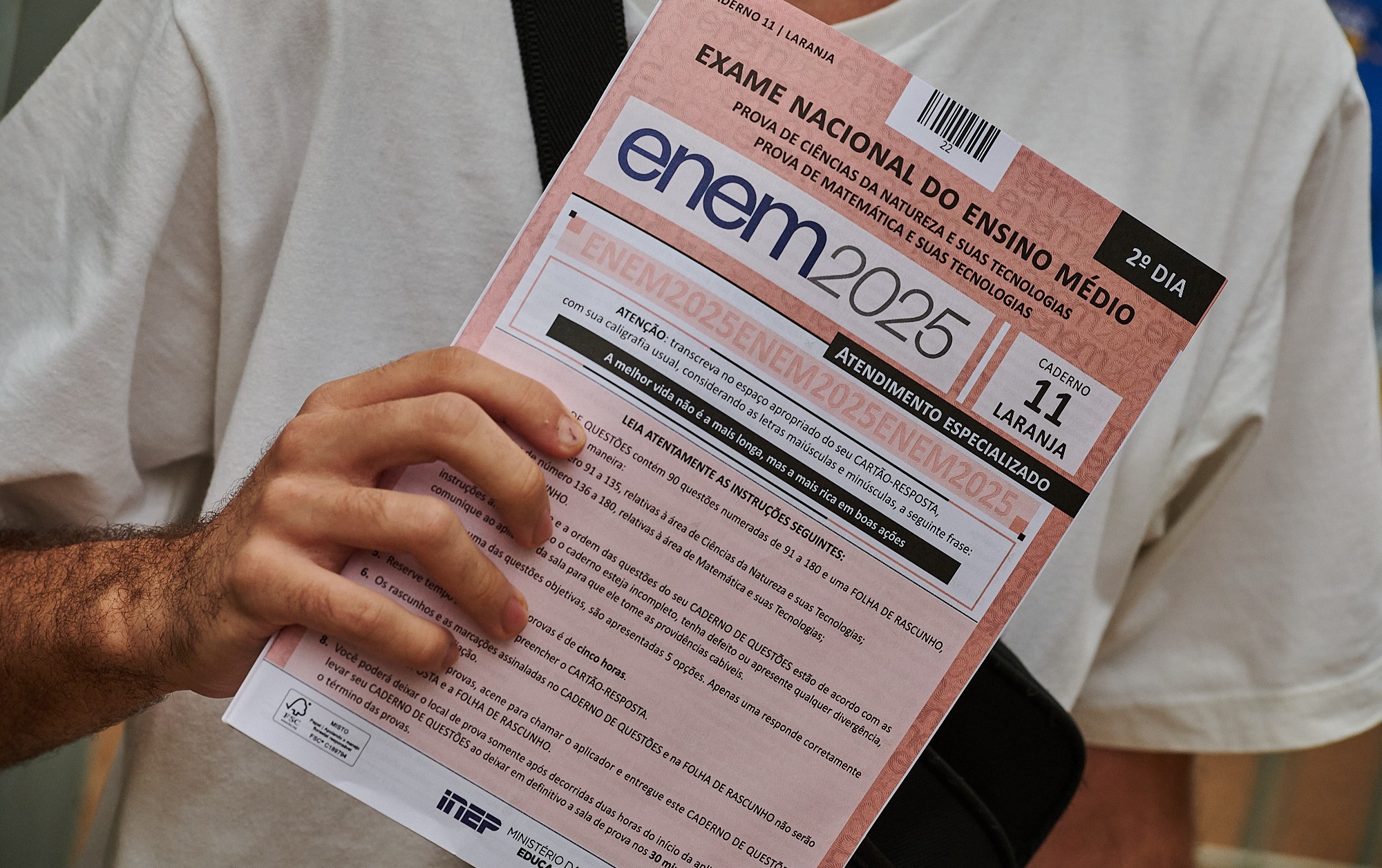 Gabarito oficial do Enem 2025 no Pará: Inep divulga provas e respostas do 2º dia na Grande Belém