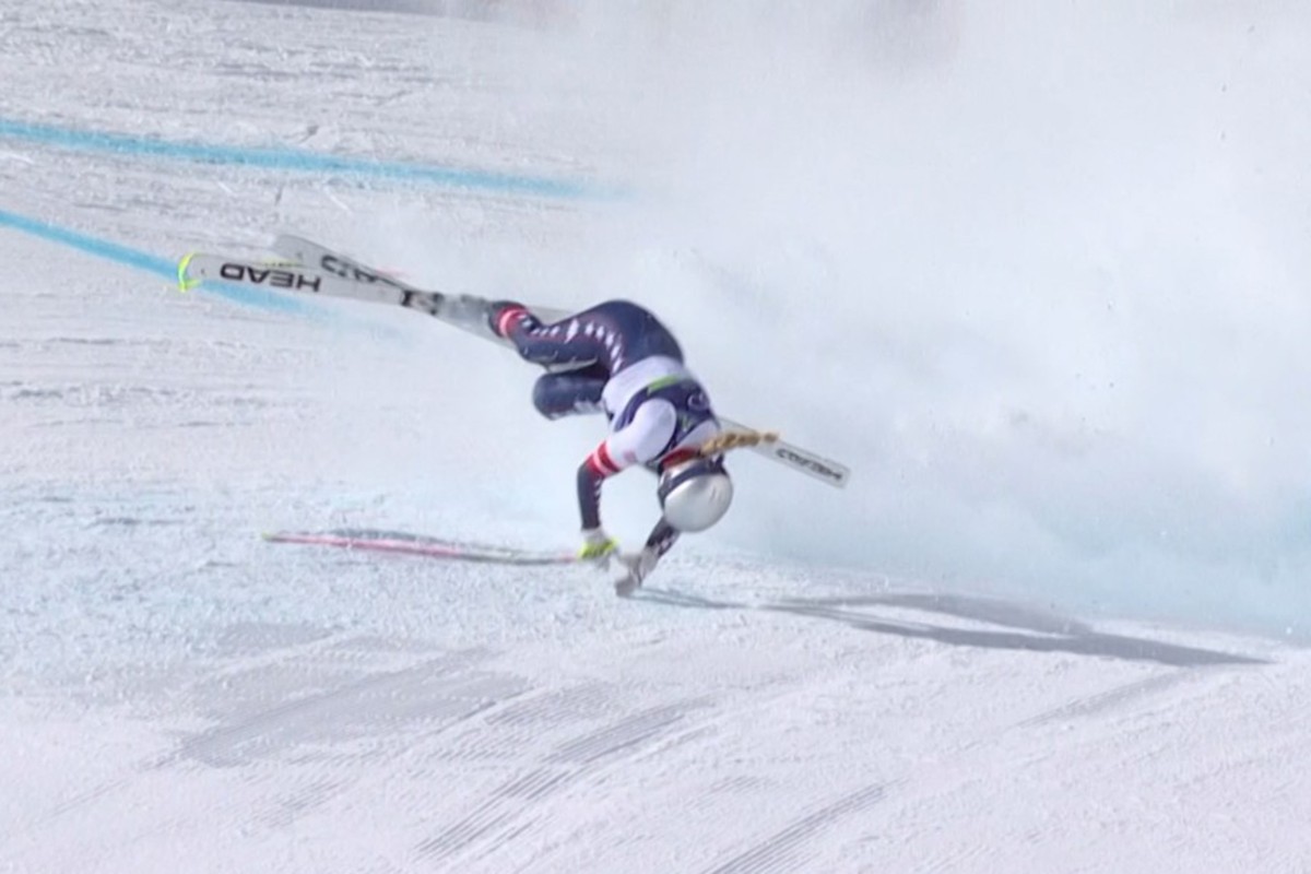 'Risco de vida': acidente de Lindsey Vonn revela perigo de competir com ligamento cruzado rompido