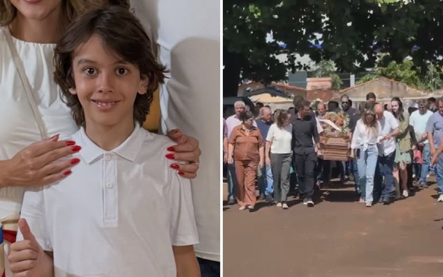 Corpo do filho mais novo morto por secretário é enterrado em Itumbiara
