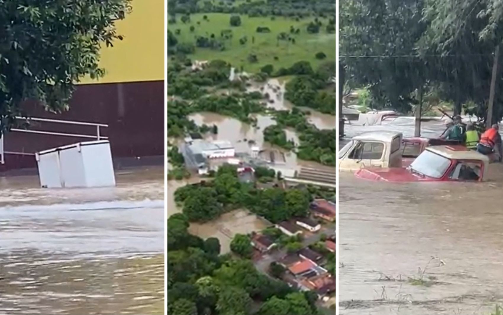 Chuva alaga mais de 150 casas e deixa 500 pessoas desalojadas em Jussara