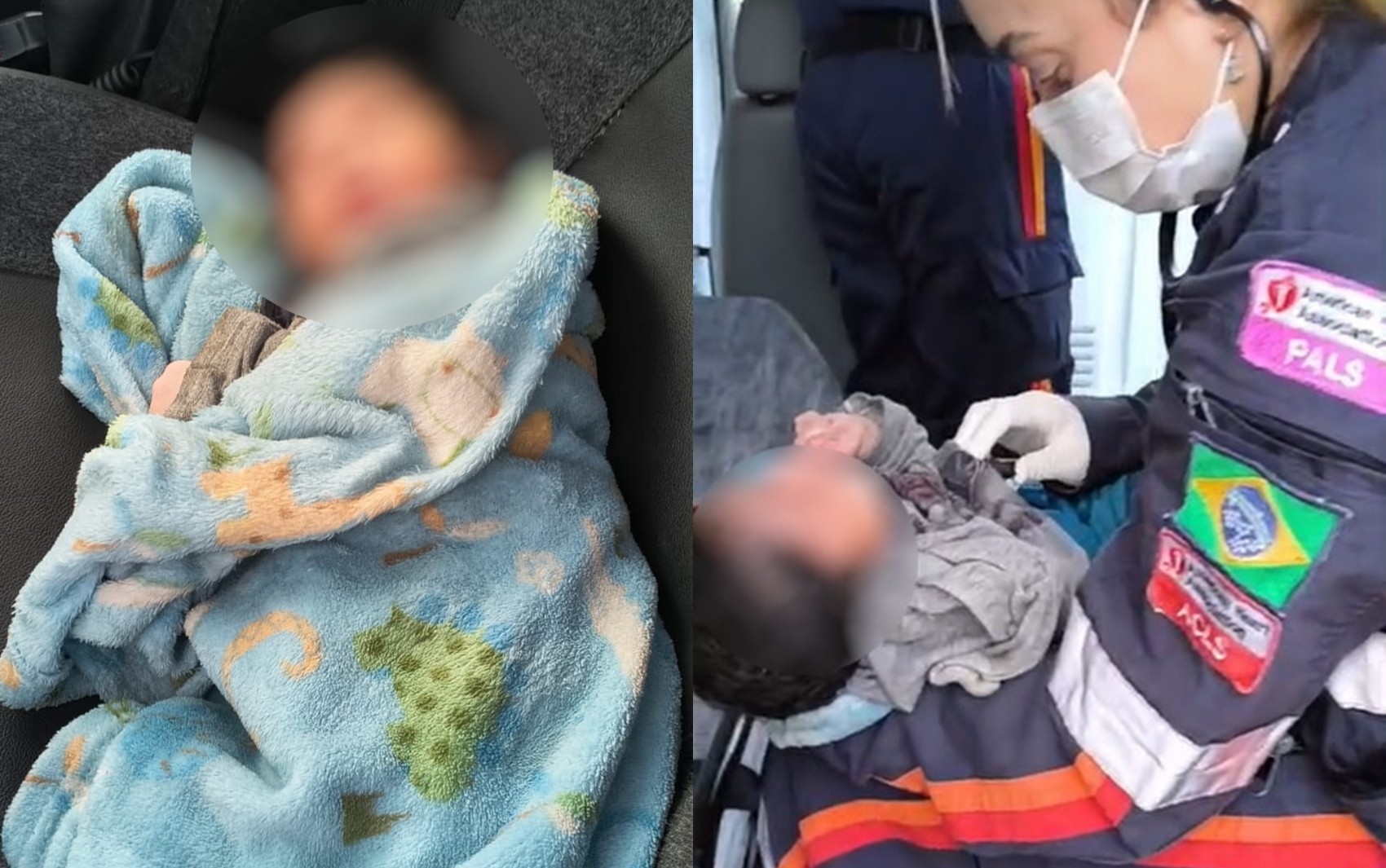 Bebê abandonado às margens de rodovia estava sujo de sangue e com formigas pelo corpo, diz polícia
