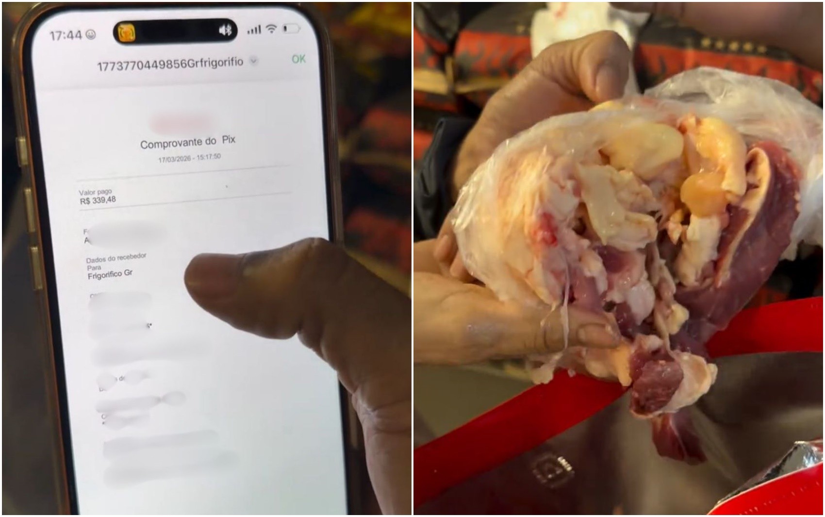 Dono de açougue que mandou pelancas e sebo a cliente após Pix falso conta que recebia tentativas de golpe quase todos os dias