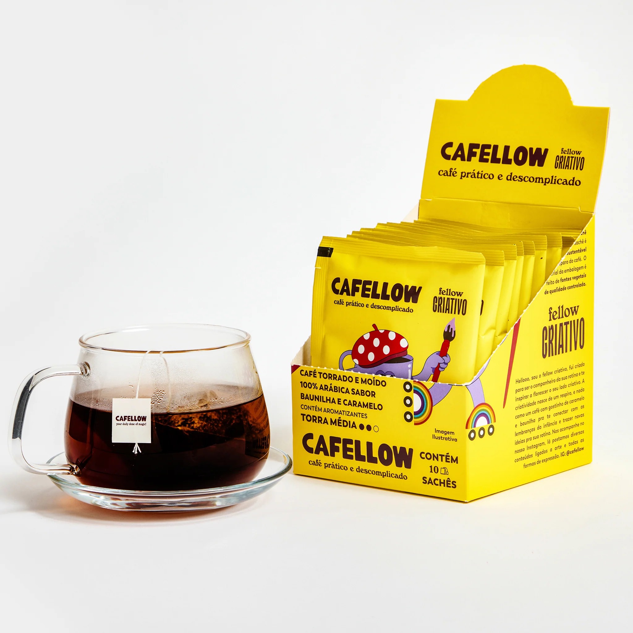Após proibição pela Anvisa, marca relança café em sachê sem extrato de cogumelo na fórmula