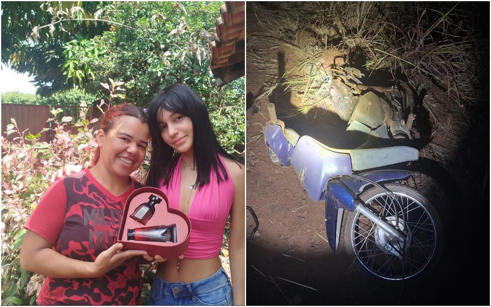 Mãe postou foto com a filha e presente do Dia das Mães pouco antes de jovem morrer atropelada em Goiás: ‘Estava toda alegre’