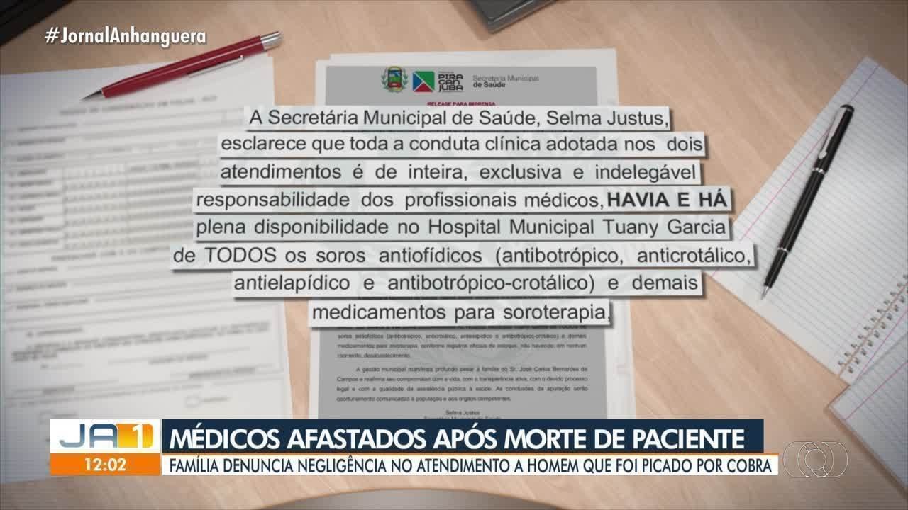 Médicos são afastados após morte de paciente picado por cobra