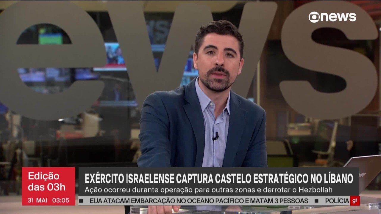 Exército israelense captura castelo estratégico no Líbano na incursão mais profunda em 26 anos