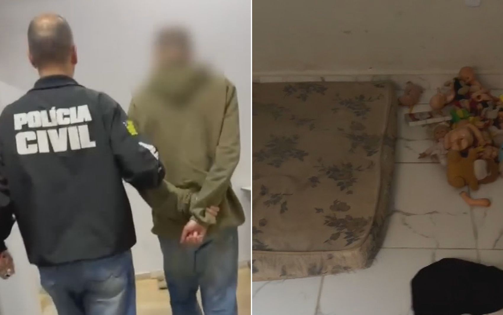 Após criança pedir socorro a avó, pai é preso suspeito de manter filhos trancados em quarto e monitorá-los por câmera